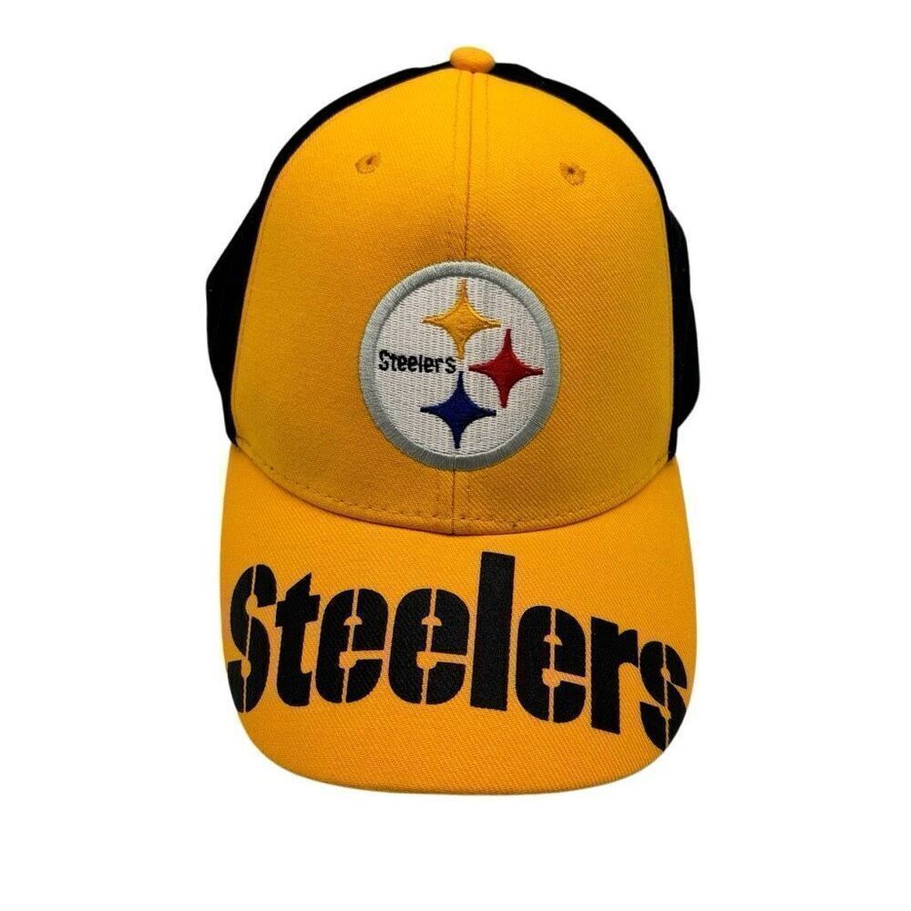 Pittsburgh Steelers Fan Favorite Adjustable Strapback Hat‎ Cap One Size